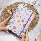 12li Tarihsiz Planlayıcı Ajanda Yılbaşı Hediye Seti - 15x21 cm - Kuşe Kapak