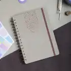 12li Tarihsiz Planlayıcı Ajanda Yılbaşı Hediye Seti - 15x21 cm - Vegan Deri Kapak