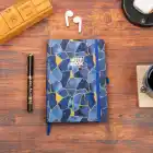 13,5x20 cm Mozaik Sert Kapak Noktalı Tarihsiz Dikişli Not Okul Defteri