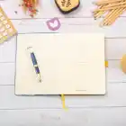 13,5x20 cm Van Gogh Sert Kapak Noktalı Tarihsiz Dikişli Not Okul Defteri