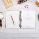 16,5x20 cm Şehir Sert Kapak Noktalı Tarihsiz Spiralli Not Okul Defteri