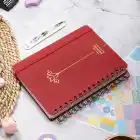 2025-2026 A5 Akademik Ajanda Spiralli Kumaş Kapak 16 Aylık - Kırmızı