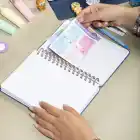 2025-2026 A5 Akademik Ajanda Spiralli Kumaş Kapak 16 Aylık - Mavi