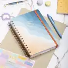 2025-2026 A5 Akademik Ajanda Spiralli Kuşe Kapak 16 Aylık - Okyanus Esintisi