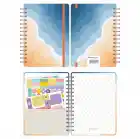 2025-2026 A5 Akademik Ajanda Spiralli Kuşe Kapak 16 Aylık - Okyanus Esintisi