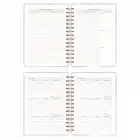 2025-2026 A5 Akademik Ajanda Spiralli Kuşe Kapak 16 Aylık - Renklerin Dansı