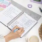 2025-2026 A5 Akademik Ajanda Spiralli Kuşe Kapak 16 Aylık - Yıldızlı Gökyüzü