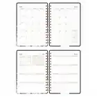 2025-2026 A5 Akademik Ajanda Spiralli Kuşe Kapak 16 Aylık - Yıldızlı Kedi