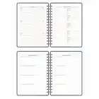 2025-2026 A5 Akademik Ajanda Spiralli Vegan Deri Kapak 16 Aylık - Antrasit