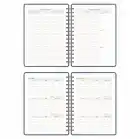 2025-2026 A5 Akademik Ajanda Spiralli Vegan Deri Kapak 16 Aylık - Antrasit