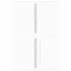 A5 Spiralli Karton Kapak 4lü Set Kareli Ders Programlı Not Okul Defteri - Akademi Serisi