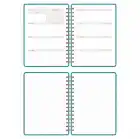 A5 Süresiz Haftalık Planlayıcı Spiralli Kumaş Kapak - Turkuaz