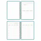 A5 Süresiz Haftalık Planlayıcı Spiralli Kumaş Kapak - Turkuaz