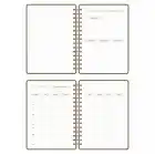 A5 Süresiz Haftalık Planlayıcı Spiralli Kumaş Kapak - Haki