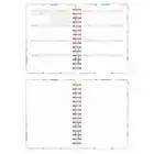 A5 Süresiz Haftalık Planlayıcı Spiralli Kuşe Kapak - Çiçek Bahçesi