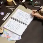 A5 Süresiz Haftalık Planlayıcı Spiralli Kuşe Kapak - Krem Deniz