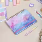 A5 Süresiz Haftalık Planlayıcı Spiralli Kuşe Kapak - Renklerin Dansı