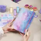 A5 Süresiz Haftalık Planlayıcı Spiralli Kuşe Kapak - Renklerin Dansı