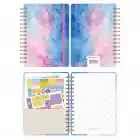 A5 Süresiz Haftalık Planlayıcı Spiralli Kuşe Kapak - Renklerin Dansı