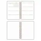 A5 Süresiz Haftalık Planlayıcı Spiralli Vegan Deri Kapak - Krem