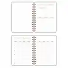 A5 Süresiz Haftalık Planlayıcı Spiralli Vegan Deri Kapak - Krem