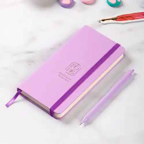 2026 Haftalık Ajanda 9x18 cm Sert Kapak Günlük Planlayıcı – Lila