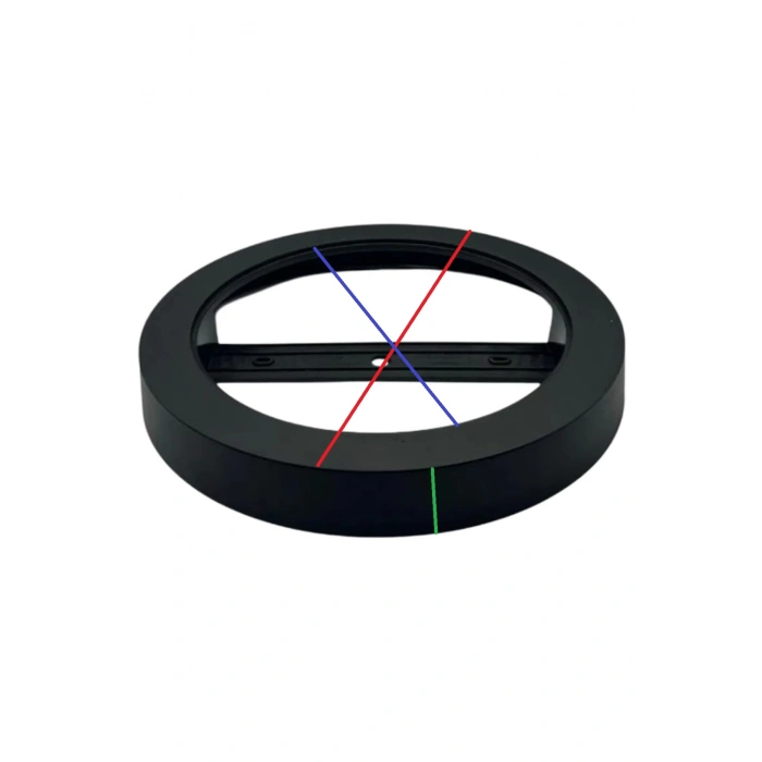 18W SPOT PANEL SİYAH SIVA ÜSTÜ KASASI 1 Adet