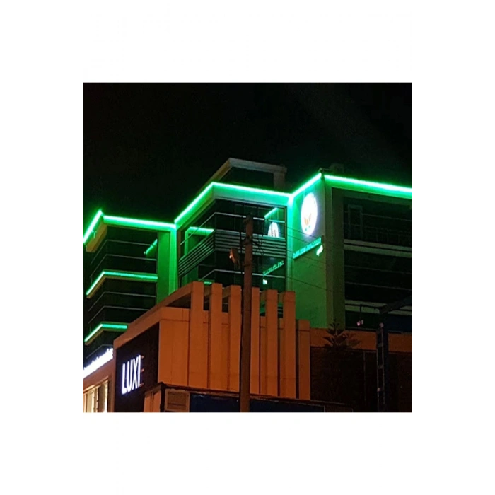 Hortum Esnek 220V Şerit Led Yeşil 100 Metre