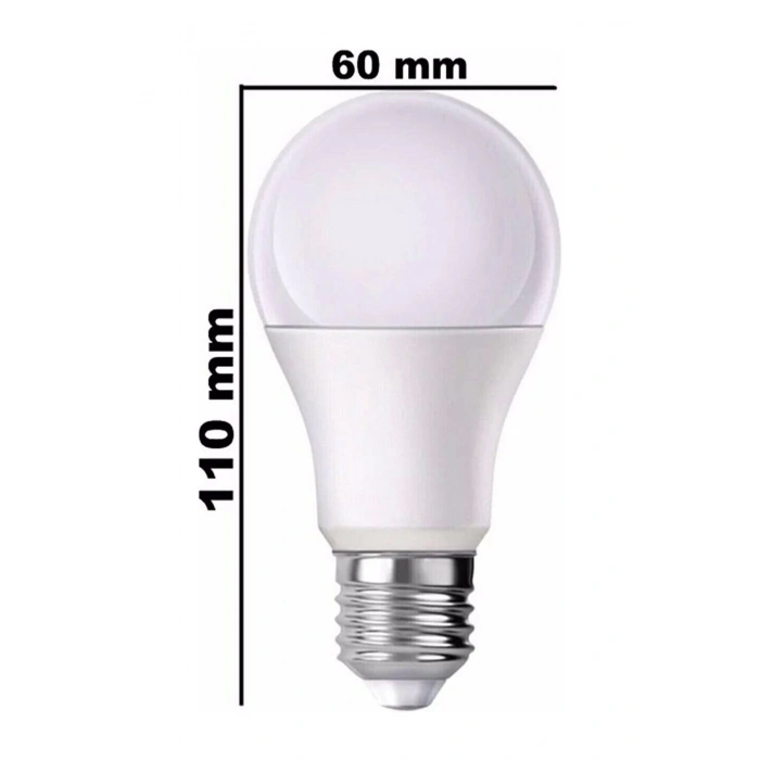 10W Tasarruflu Beyaz Işık Led Ampul 1 Adet