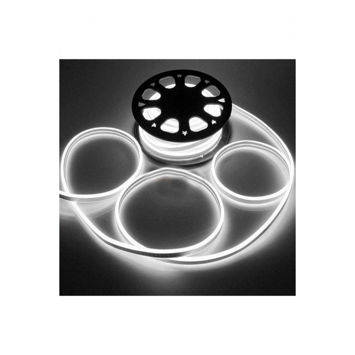 Neon 12 Volt Esnek Hortum led Beyaz 5 Metre