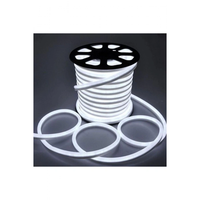 Neon 12 Volt Esnek Hortum led Beyaz 5 Metre