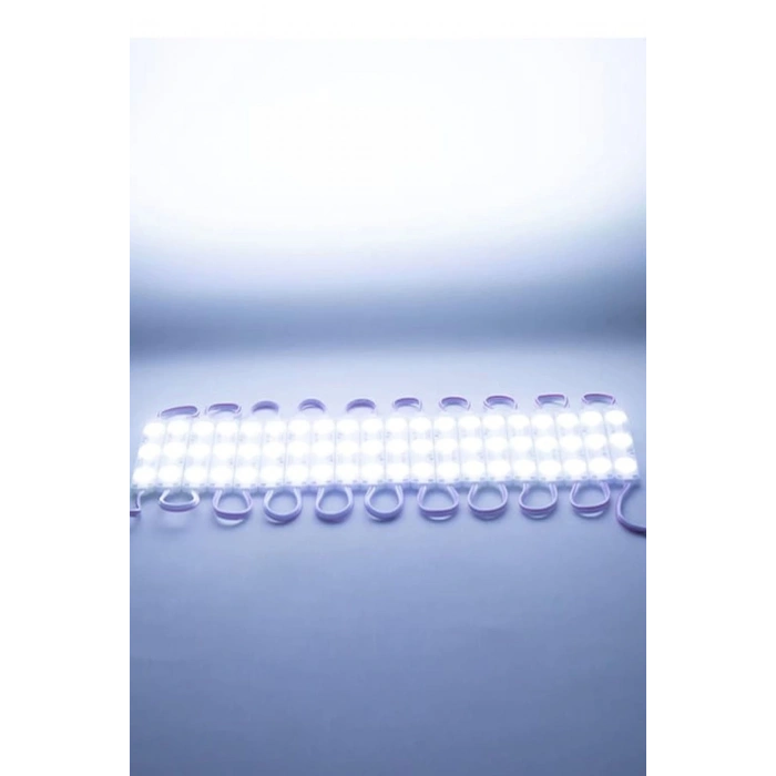 3 Ledli Parmak Led Modül 1.5w 2835 Smd Mercekli Mavi - 15 Adet