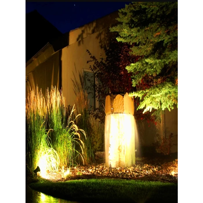 5W YEŞİL IŞIK SİYAH KASA ÇİM BAHÇE AYDINLATMA ARMATÜRÜ 1 Adet