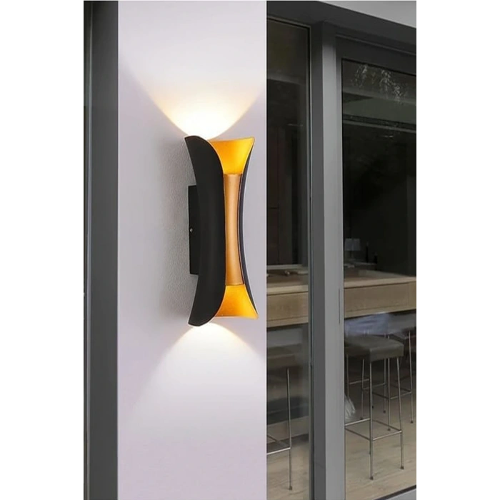 Butterfly Çift Yönlü Iç Ve Dış Mekan Duvar Aplik Paslanmaz, Toz Ve Su Geçirmez Duvar Aplik