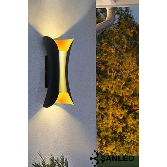 Butterfly Çift Yönlü Iç Ve Dış Mekan Duvar Aplik Paslanmaz, Toz Ve Su Geçirmez Duvar Aplik