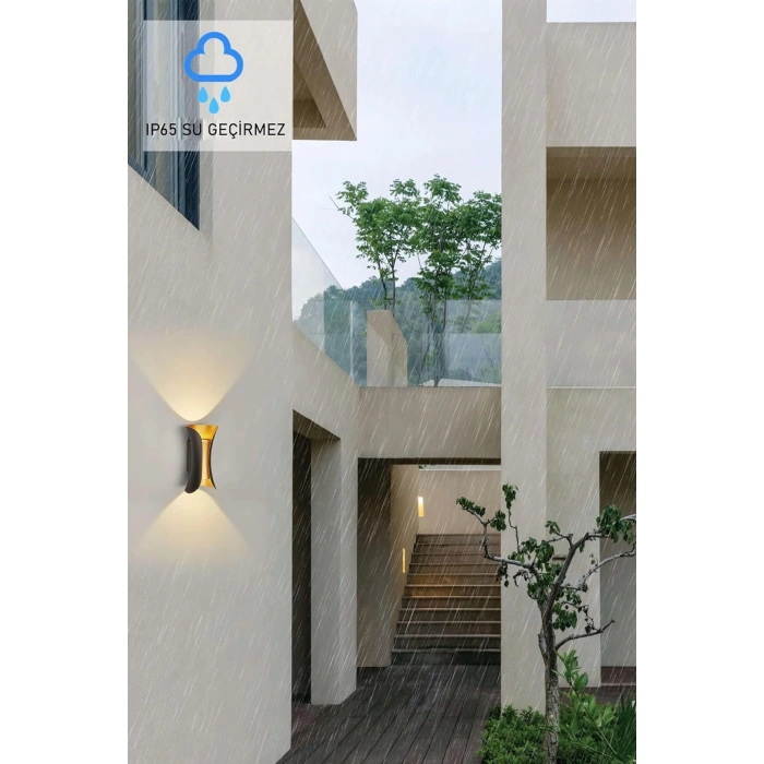 Butterfly Çift Yönlü Iç Ve Dış Mekan Duvar Aplik Paslanmaz, Toz Ve Su Geçirmez Duvar Aplik