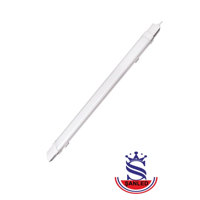 40W 120 cm Yatay LED Etanj Armatür-Trafolu Beyaz Işık 50 Adet