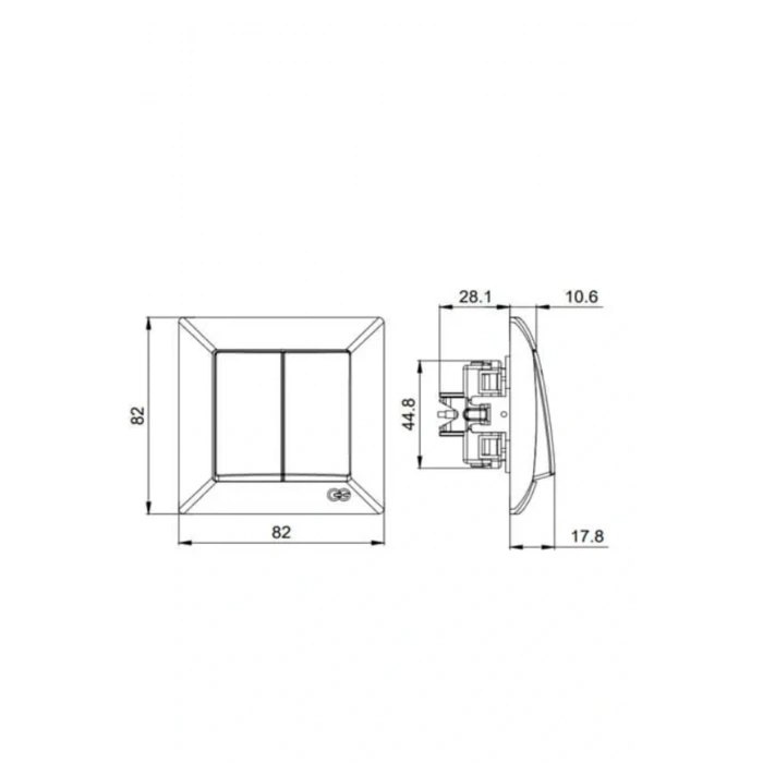 Üçlü Topraklı Beyaz Anahtar Komütatör Karen Priz 4 Adet