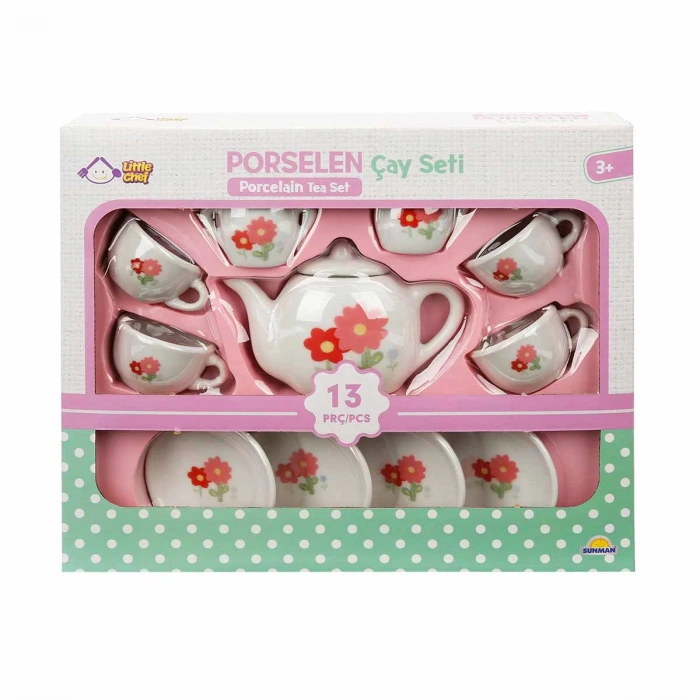 Porselen Çay Seti 13 Parça