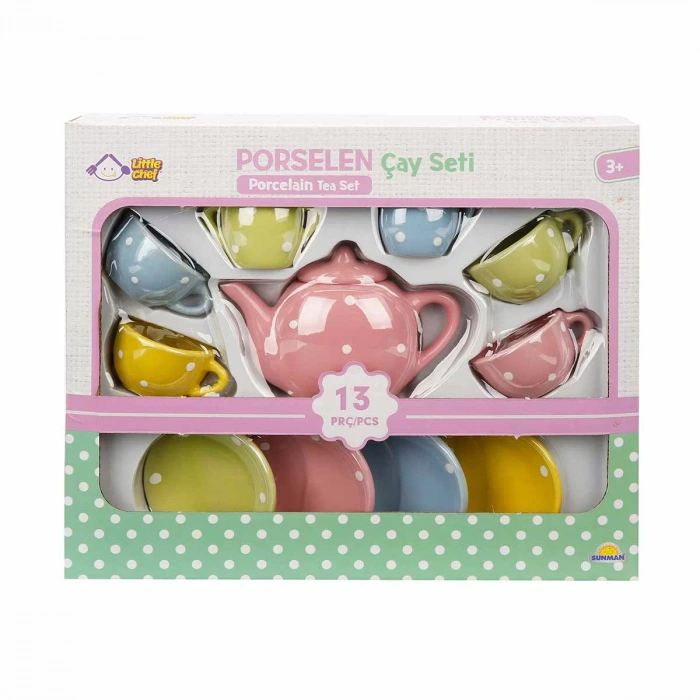 Porselen Çay Seti 13 Parça