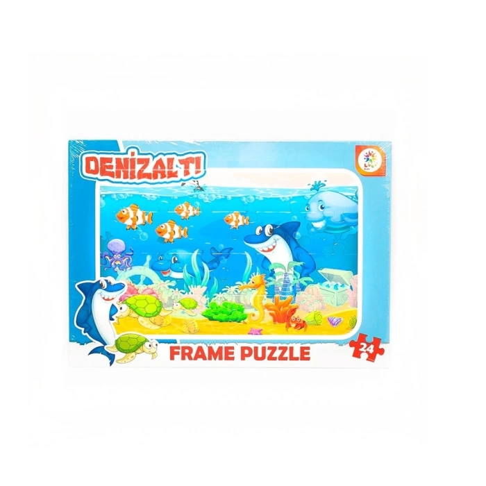 Deniz Canlıları 24 Parça Puzzle