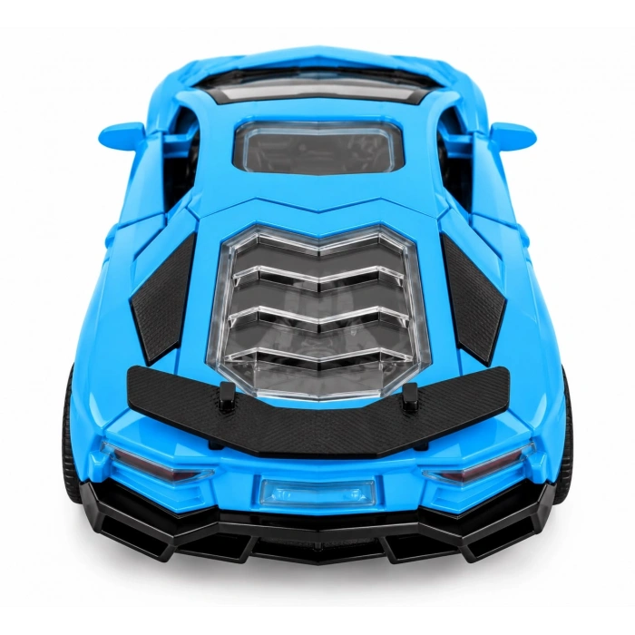 12.5 Cm Oyuncak Metal Spor Araba Lamborghini Aventador Mavi