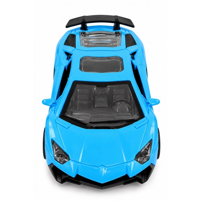 12.5 Cm Oyuncak Metal Spor Araba Lamborghini Aventador Mavi