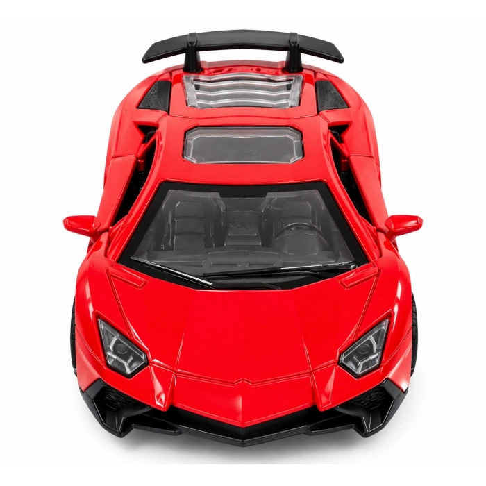 12.5 Cm Oyuncak Metal Spor Araba Lamborghini Aventador Kırmızı
