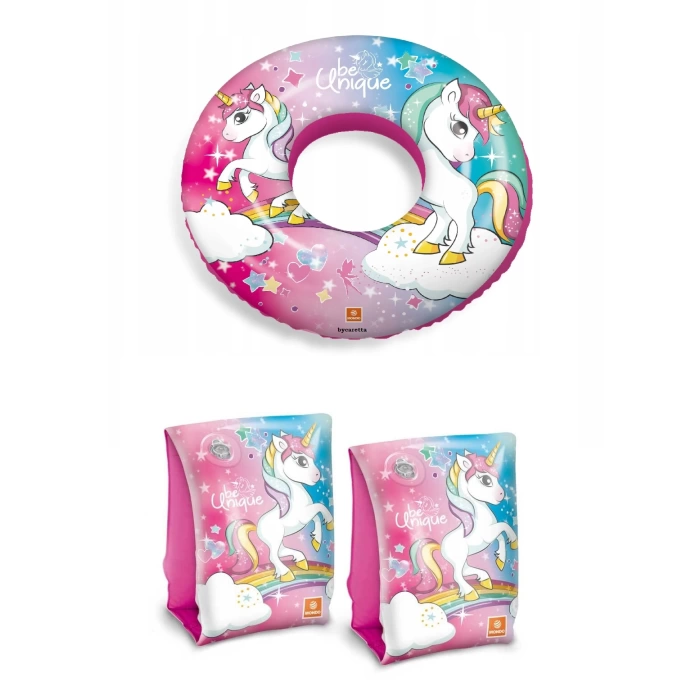 Unicorn Şişme Kolluk + Unicorn Can Simidi 50 cm