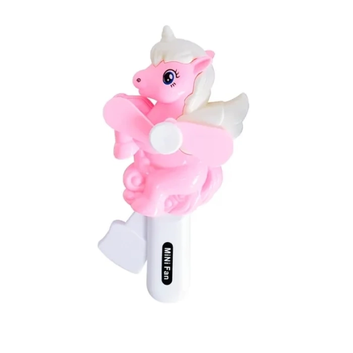 Kanatlı Unicorn El Fanı Elle Basmalı Mini fan Sessiz & Taşınabilir