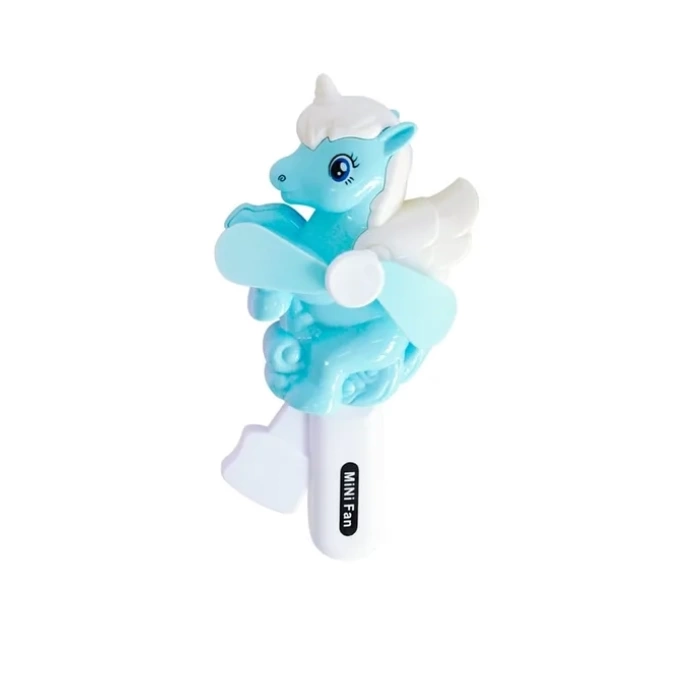 Kanatlı Unicorn El Fanı Elle Basmalı Mini fan Sessiz & Taşınabilir