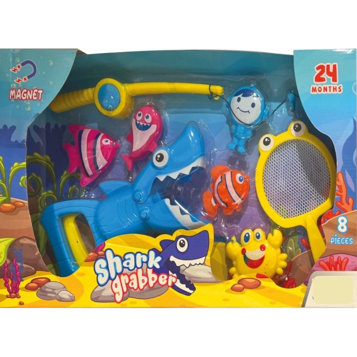 Manyetik Balıkçılık ve Köpekbalığı Pense Oyun Seti
