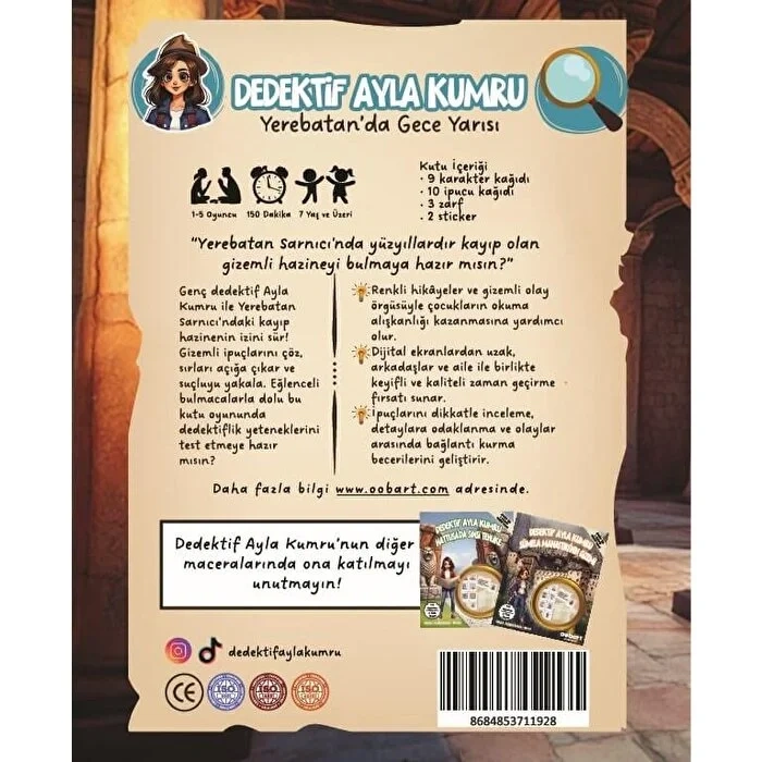 Dedektif Ayla Kumru - Yerebatan da Gece Yarısı