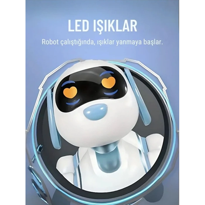 Uzaktan Kumandalı Çok Fonksiyonlı Akllı Aktivite & Eğlence Robot Köpek